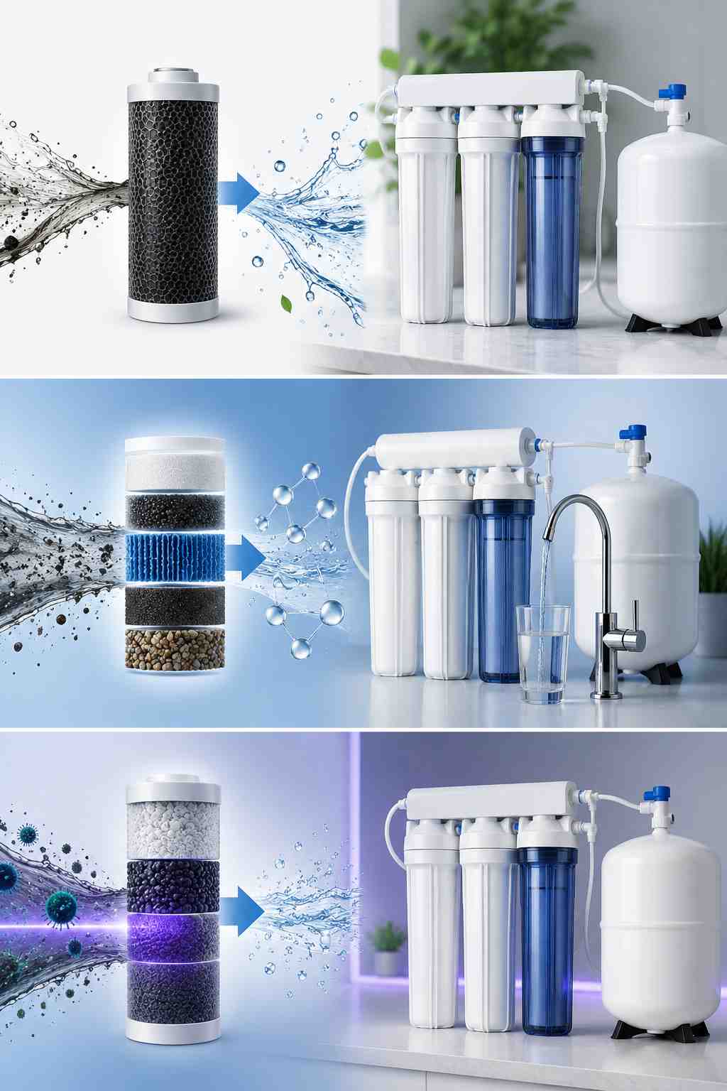 water purification system by total plumbing and filtration