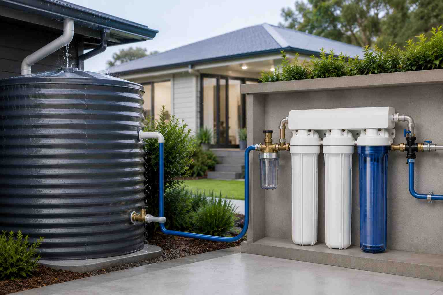 Geelong whole house water filtration from rain or tank