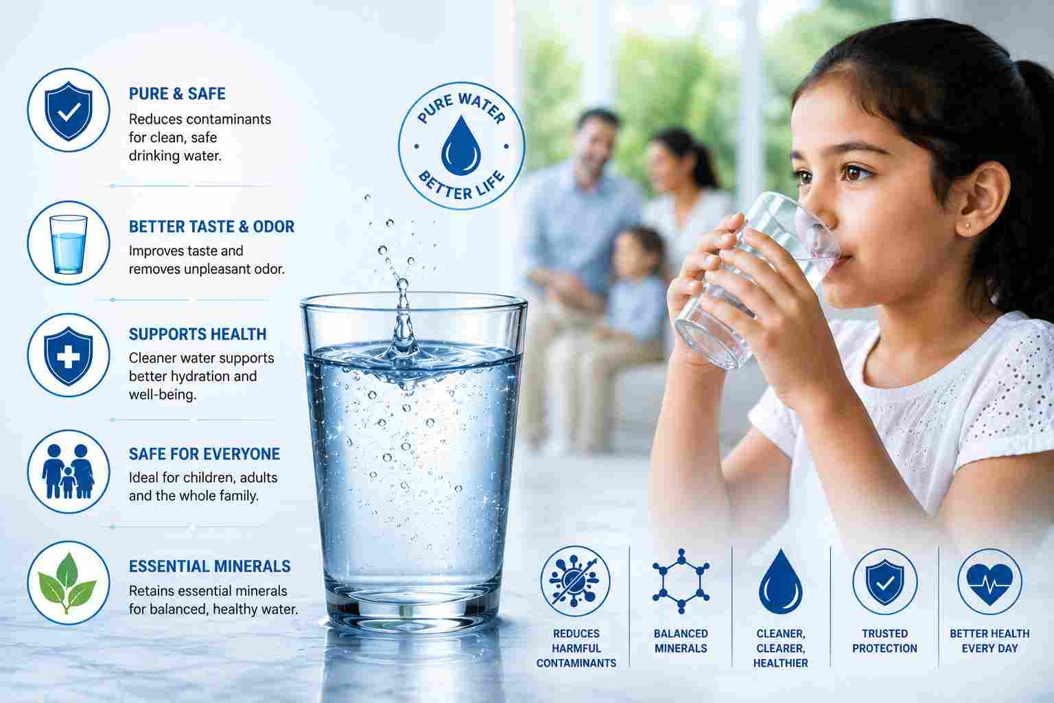 Clean water for drinking